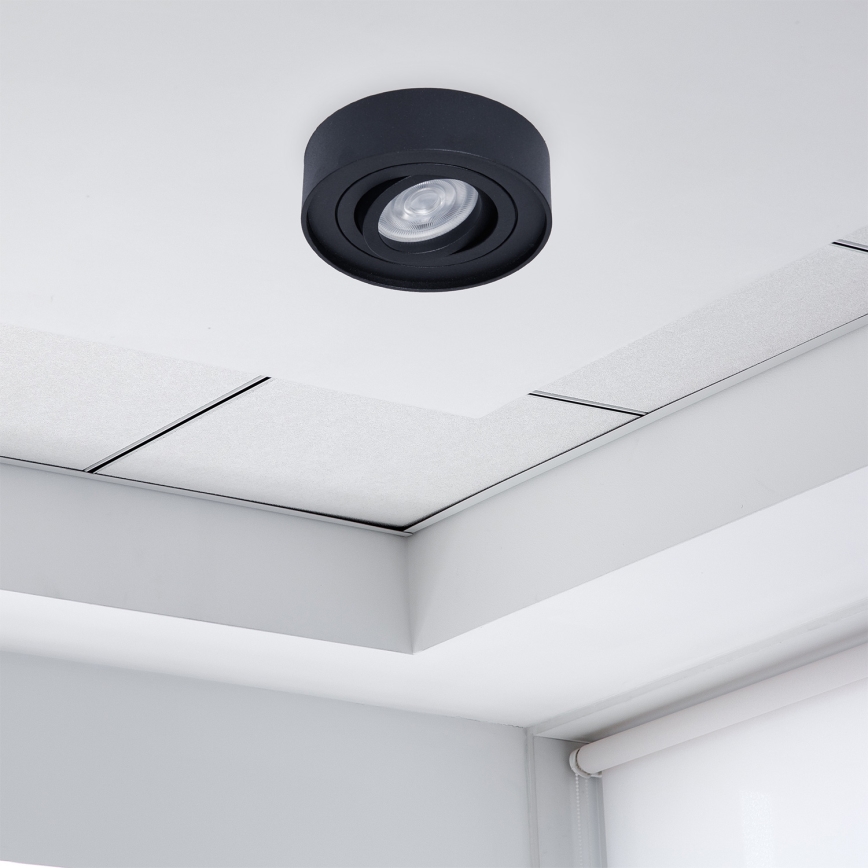 Inbouwspot NUSA 1xGU5,3/MR16/50W/12V rond zwart