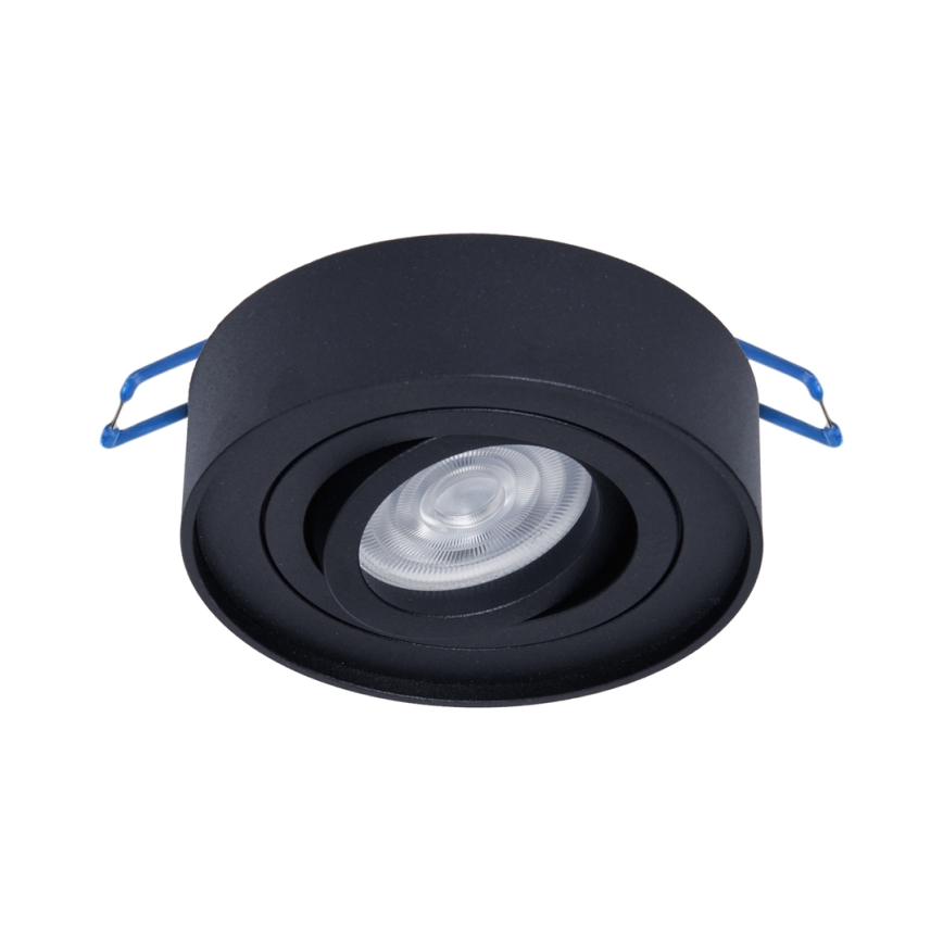 Inbouwspot NUSA 1xGU5,3/MR16/50W/12V rond zwart