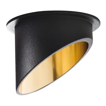 Inbouwspot SPAG GU10/35W zwart/goud