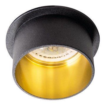 Inbouwspot SPAG GU10/35W zwart/goud