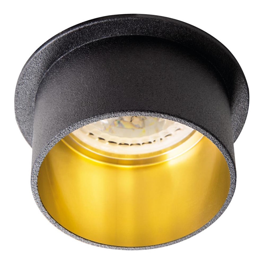 Inbouwspot SPAG GU10/35W zwart/goud