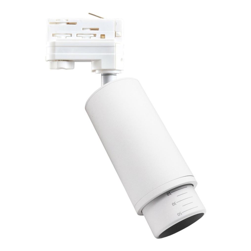 Inbouwspot voor 3-fasensporensysteem MICA 1xGU10/25W/230V wit