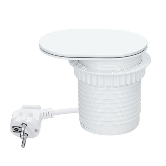 Inbouwstopcontact 20W 1x + USB-A en USB-C wit