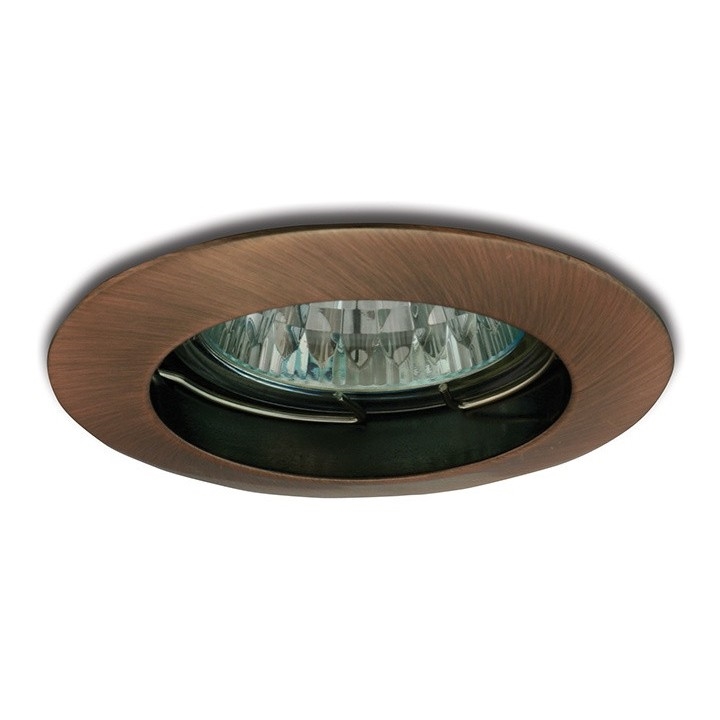 Inbouwverlichting 1xGU5,3/50W/12V koper