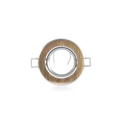 Inbouwverlichting EAST OPAL 1xGU10/8W/230V diameter 8,5 cm goud
