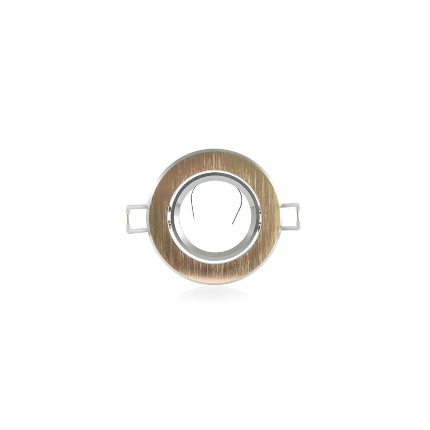 Inbouwverlichting EAST OPAL 1xGU10/8W/230V diameter 8,5 cm goud