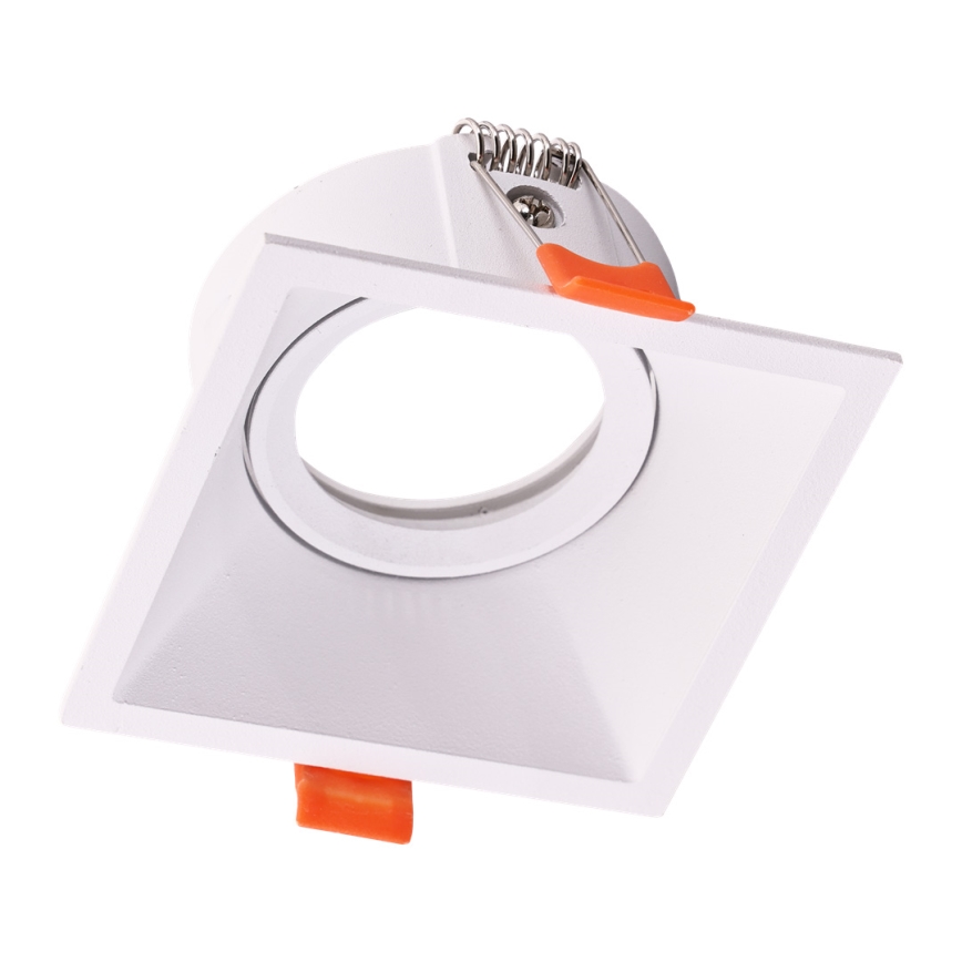 Inbouwverlichting EYE 1xGU10/25W/230V vierkant wit