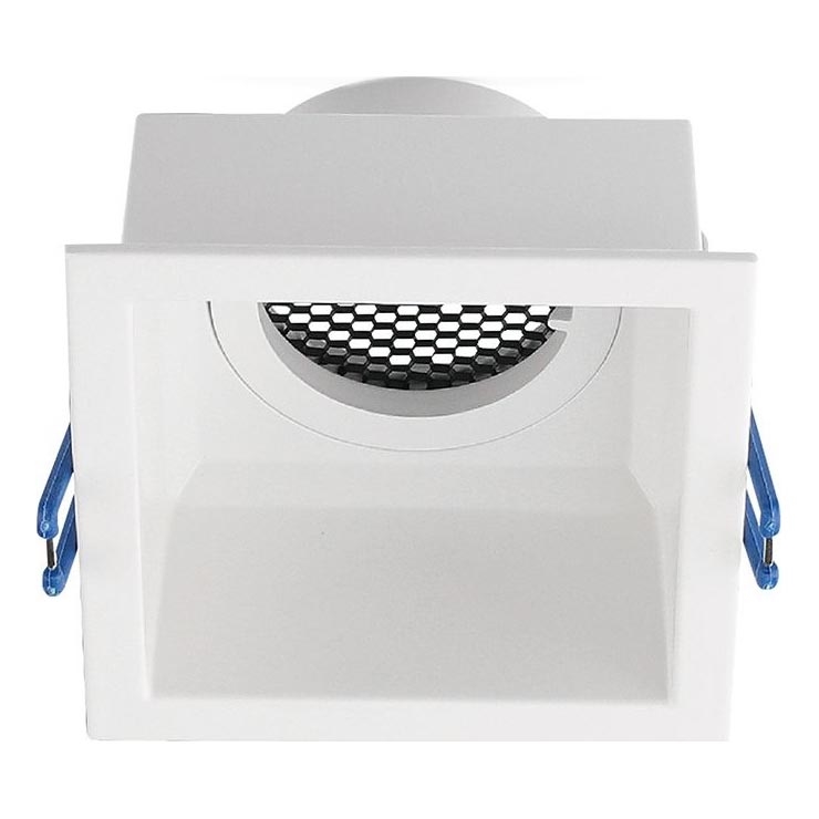 Inbouwverlichting GU10 9x9 cm wit