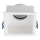Inbouwverlichting GU10 9x9 cm wit