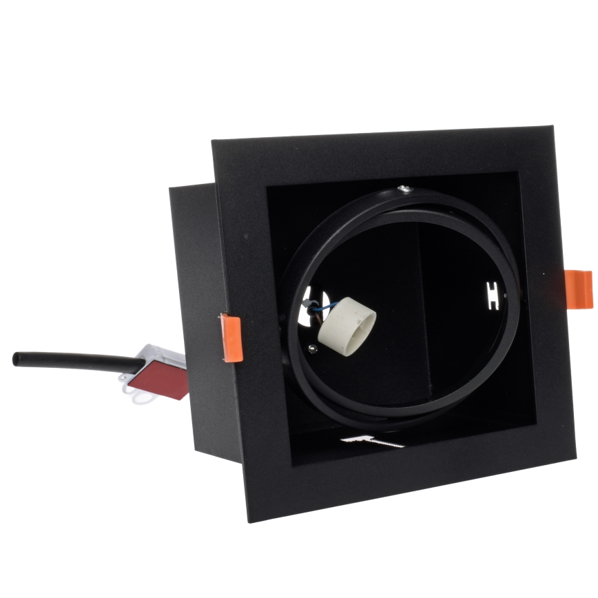 Inbouwverlichting PLAZA AR111 1xGU10/12W/230V zwart
