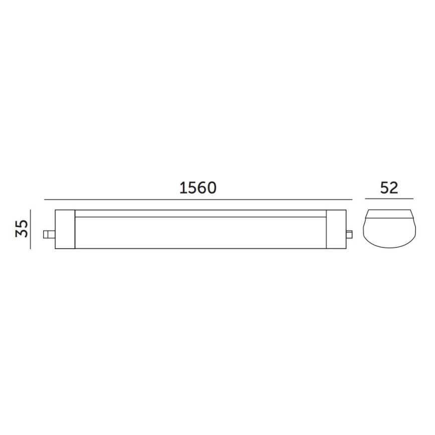Industrie TL-Buis LED/48W/230V IP65 4000K 156 cm