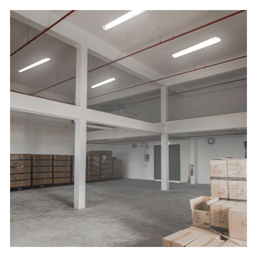 Industrie TL-Buis T8 2xG13/18W/230V IP65 126 cm