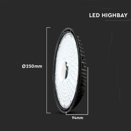 Industrieel High Bay LED-armatuur 100W/230V 4000K IP65