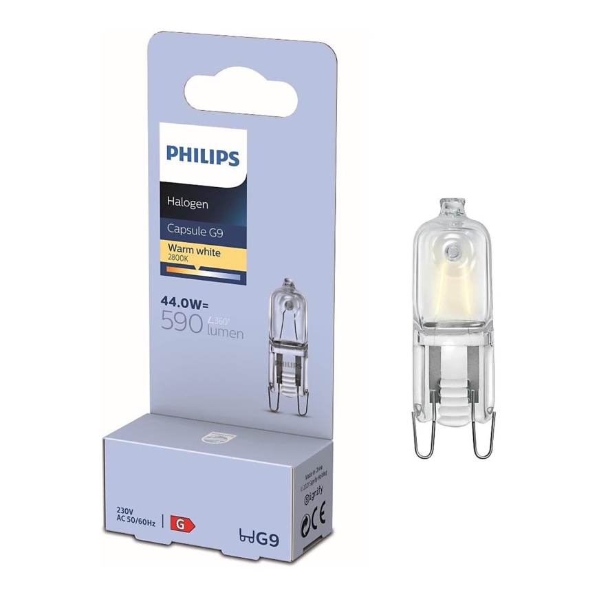 Industriële lamp Philips HALOGEN G9/44W/230V 2800K