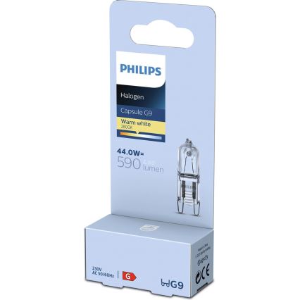 Industriële lamp Philips HALOGEN G9/44W/230V 2800K