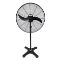 Industriële staande ventilator 115W/230V 188 cm zwart