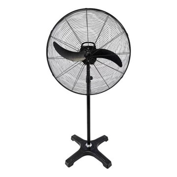 Industriële staande ventilator 115W/230V Ø 66 cm zwart