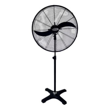Industriële staande ventilator 160 W/230 V Ø 66 cm zwart