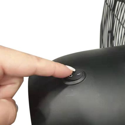 Industriële staande ventilator 190 W / 230 V, Ø 76 cm, zwart