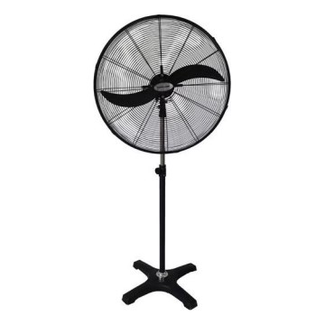 Industriële staande ventilator 190W/230V 187 cm zwart