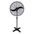 Industriële statiefventilator 160W/230V 182 cm zwart