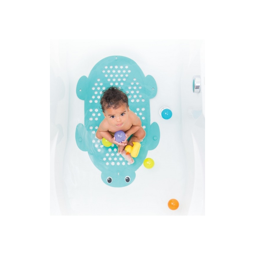 Infantino - Anti-slip bath mat 2in1 schildpad
