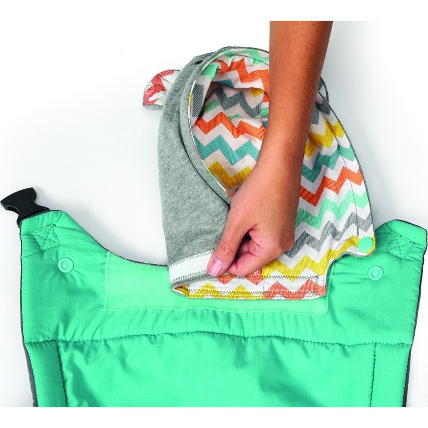 Infantino - Draagzak CUDDLE UP groen