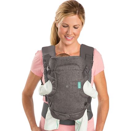 Infantino - Draagzak FLIP ADVANCED 4 in 1 donkergrijs