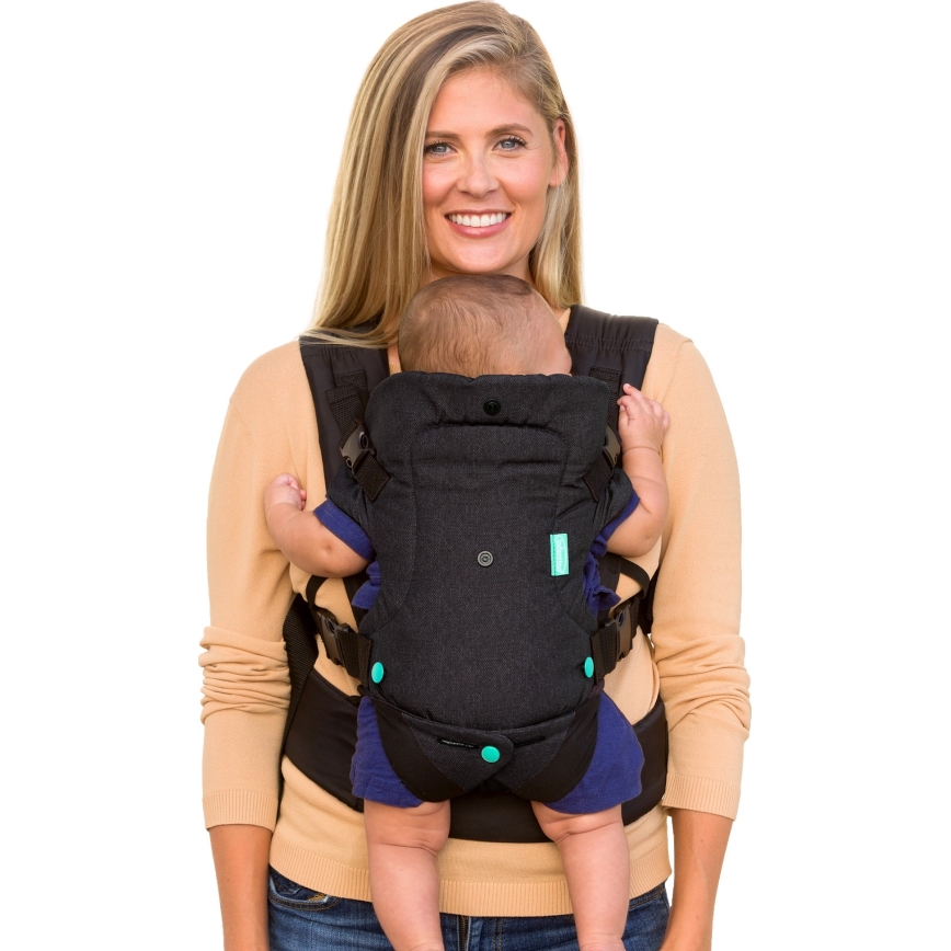Infantino - Draagzak FLIP ADVANCED 4in1 zwart