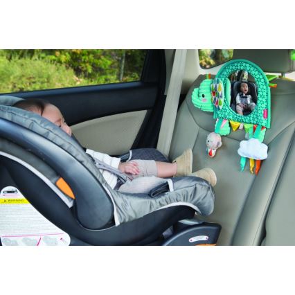 Infantino - Hanging toy met activities en spiegel olifant