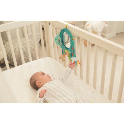 Infantino - Hanging toy met activities en spiegel olifant