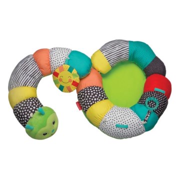 Infantino - Kinderen tummy time pillow 2in1 rups