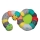 Infantino - Kinderen tummy time pillow 2in1 rups