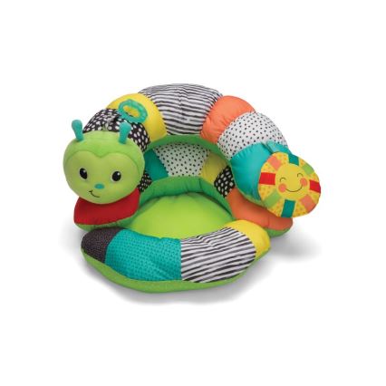 Infantino - Kinderen tummy time pillow 2in1 rups