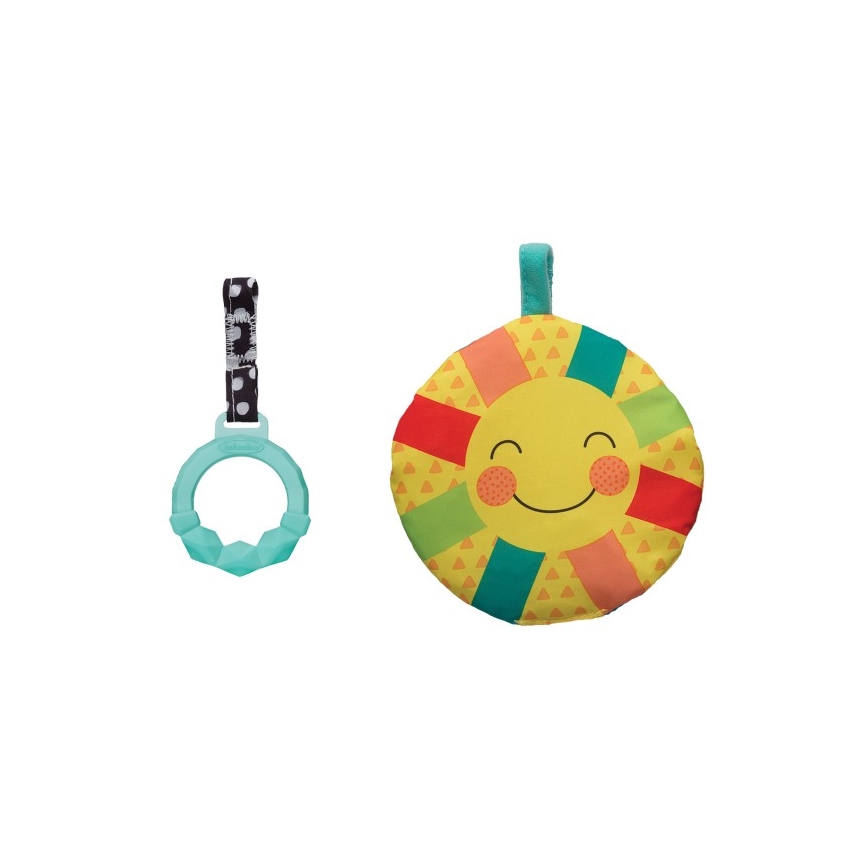 Infantino - Kinderen tummy time pillow 2in1 rups