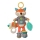 Infantino - Knuffel met bijtringen 30 cm male vos