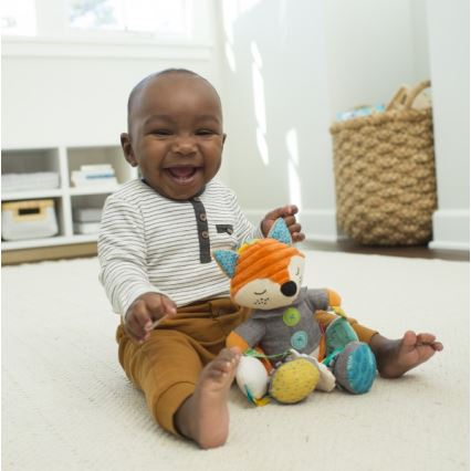 Infantino - Knuffel met bijtringen 30 cm male vos