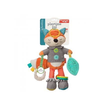 Infantino - Knuffel met bijtringen 30 cm male vos