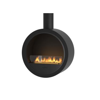 InFire - Hangende BIO haard Ø 70 cm 3kW zwart