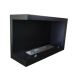 InFire - Hoekhaard BIO 84x54 cm 3kW zwart