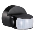 Infrarood bewegingssensor voor buiten 180/360° 600W/230V IP65 zwart