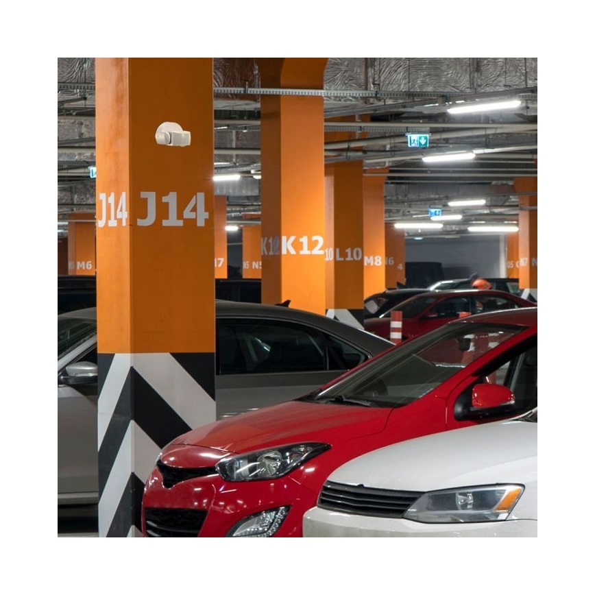 Infrarood bewegingssensor voor buiten 180° 230V IP65 wit