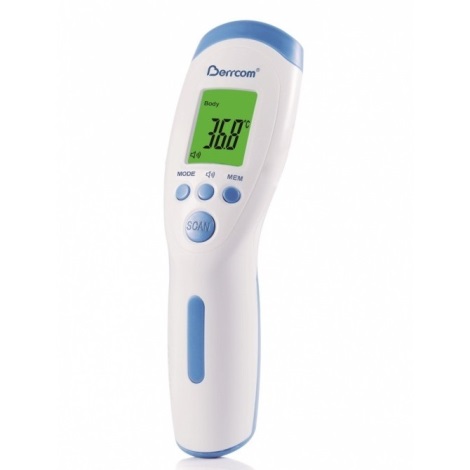 Infrarood Thermometer zonder contact Berrcom JXB-182 2×AA