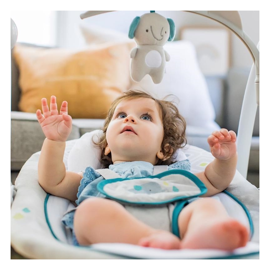 Ingenuity - Kinderschommel met vibratie en melodie 2-in-1 NASH 4xLR20