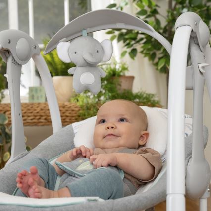 Ingenuity - Kinderschommel met vibratie en melodie 2-in-1 SWELL 4xD + 1xC