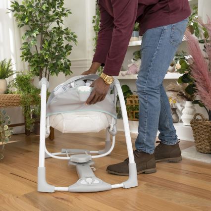 Ingenuity - Kinderschommel met vibratie en melodie 2-in-1 SWELL 4xD + 1xC