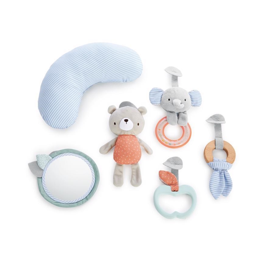 Ingenuity - Baby speeldeken LOAMY mint/grijs