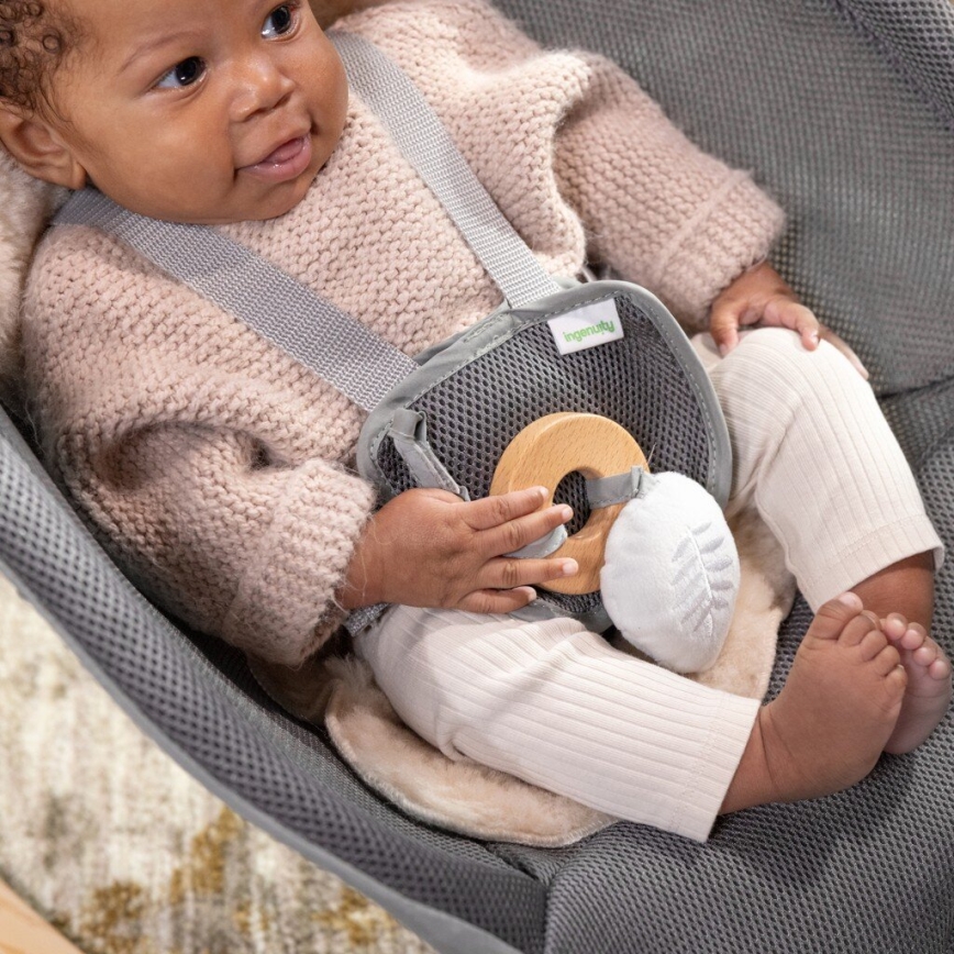 Ingenuity - Baby vibrerend ligbed met melodie EVERY SEASON WESLEY 3xC grijs