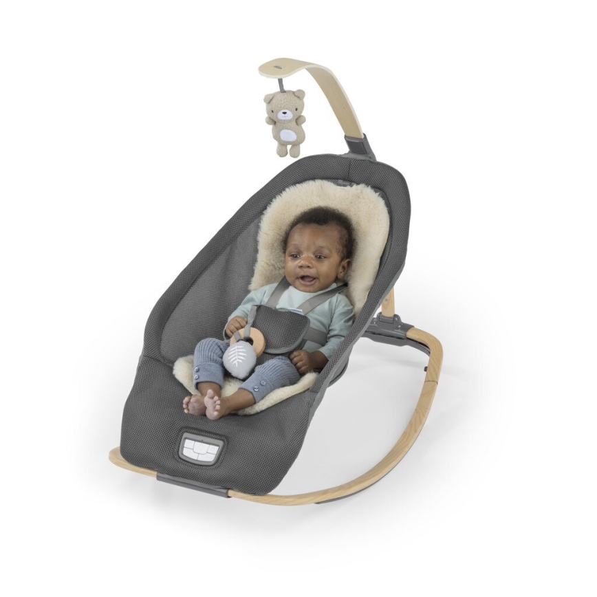 Ingenuity - Baby vibrerend ligbed met melodie EVERY SEASON WESLEY 3xC grijs