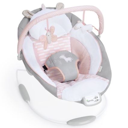 Ingenuity - Baby vibrerend ligbed met melodie FLORA THE UNICORN 3xC